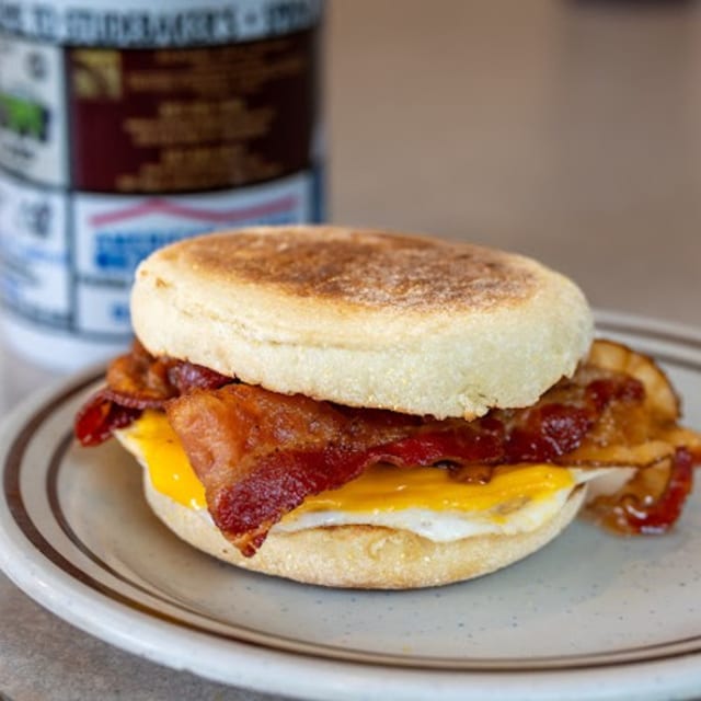 Bacon & Egg with Cheese Sandwich.