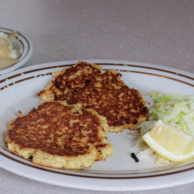 Crab Cakes.