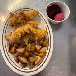 Deep Fried Chicken Strip Dinner