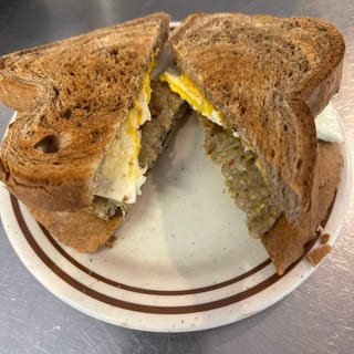 Sausage & Egg with Cheese Sandwich